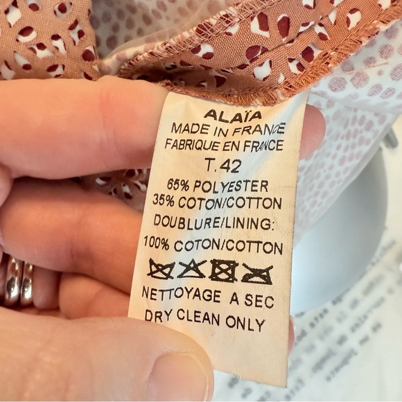 Alaïa Laser-Cut Sleeveless Fit & Flare Dress size FR42 - Picture 5 of 8